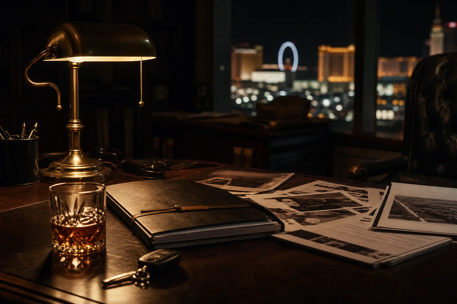 Attorney reviewing dram shop liability case files for a Las Vegas over-serving injury claim