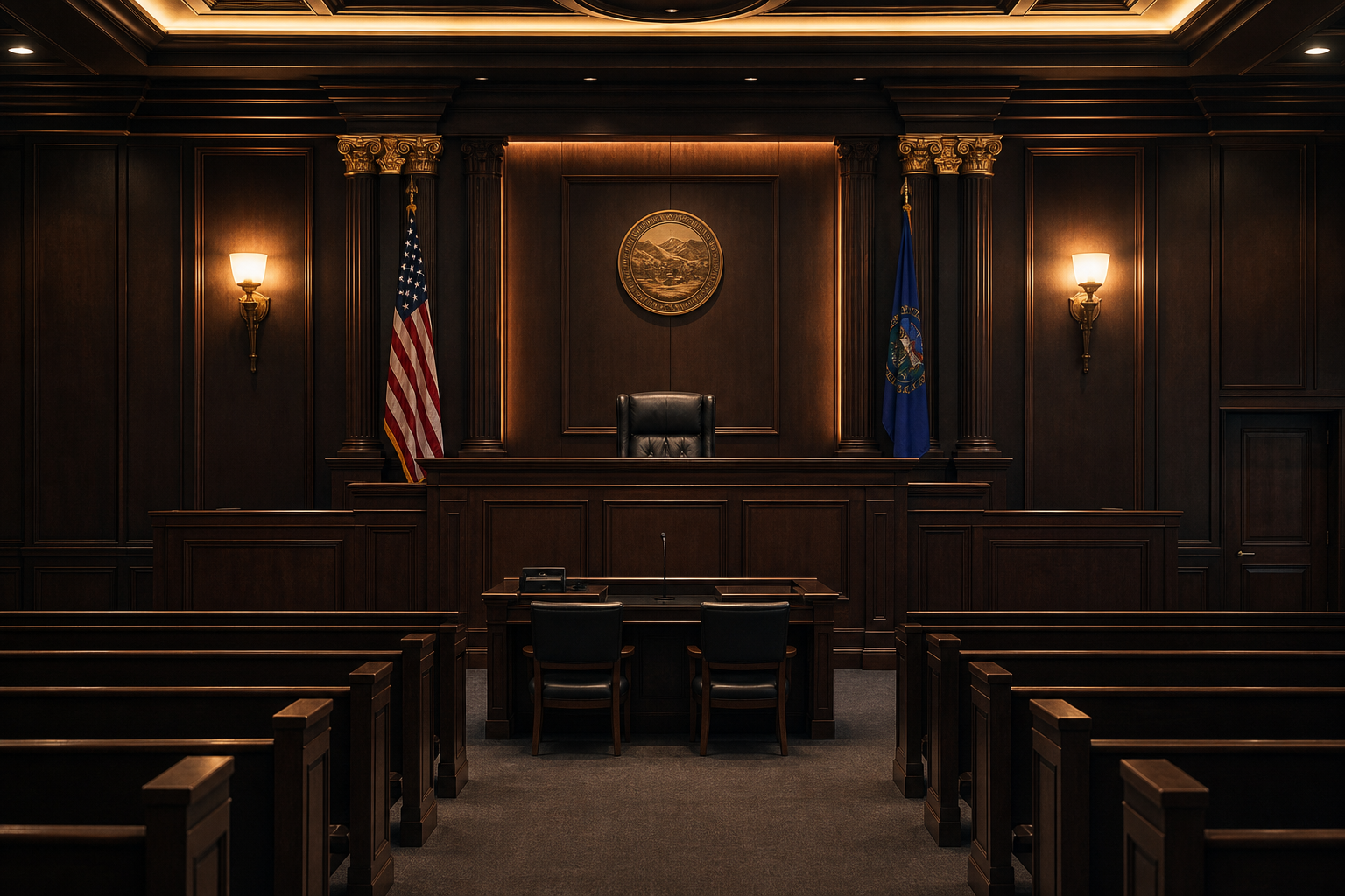 Las Vegas Nevada criminal defense attorney courtroom