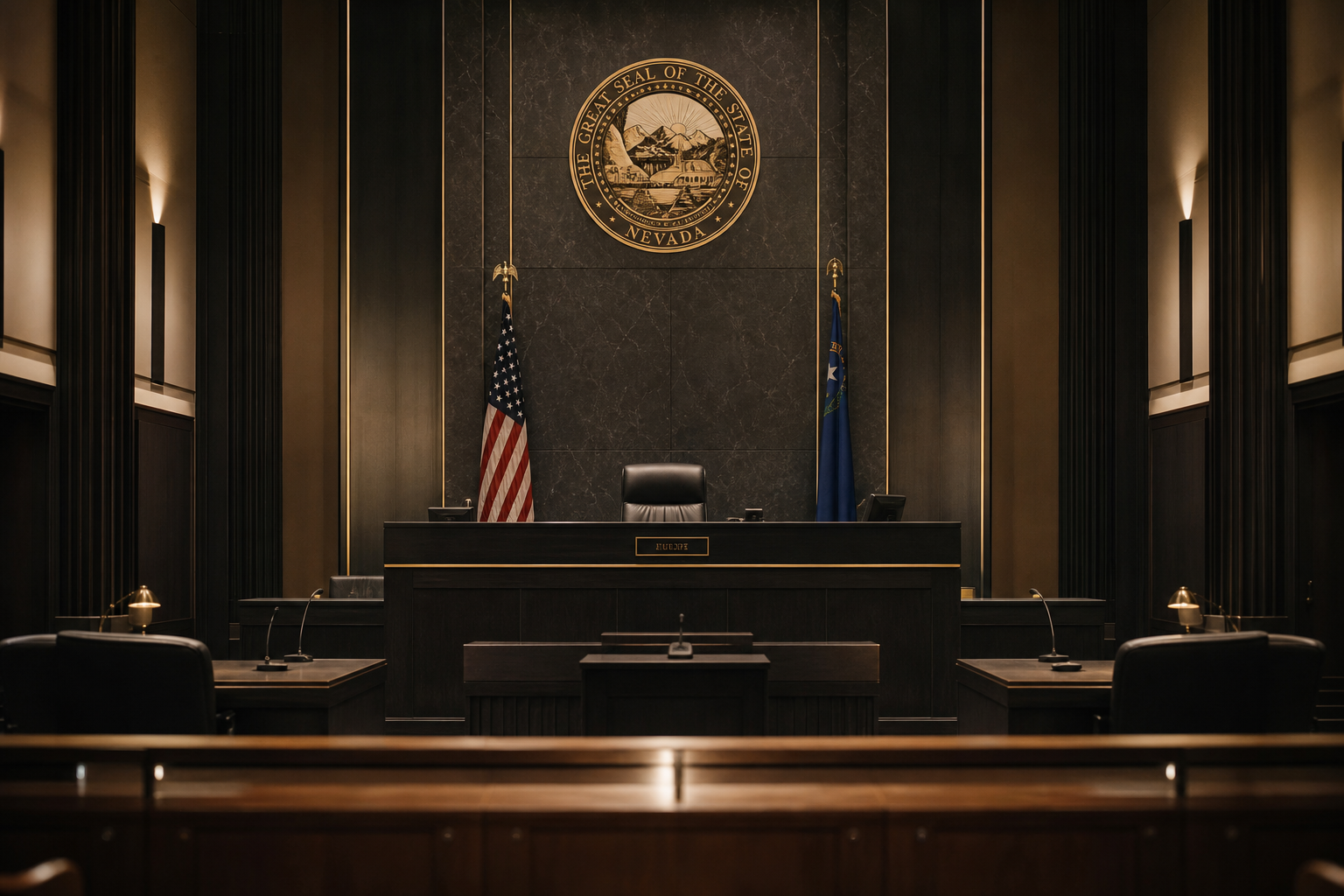 Nevada courtroom representing extortion blackmail criminal defense in Las Vegas Clark County