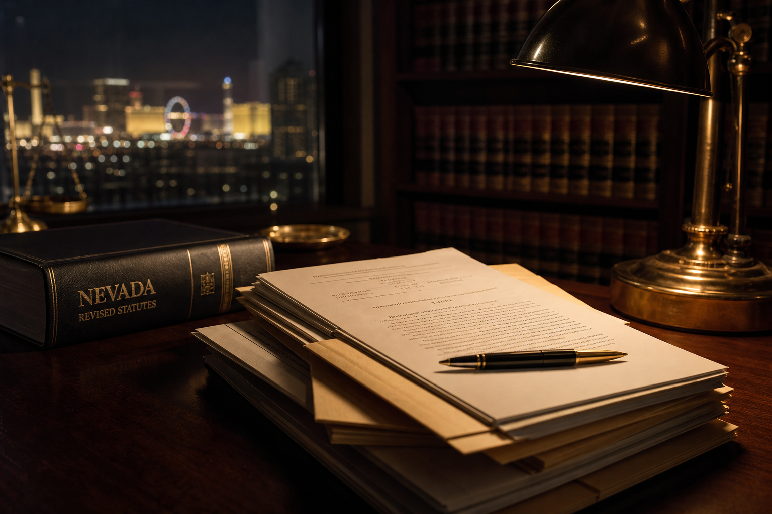 Grand larceny charges Las Vegas Nevada defense attorney legal documents