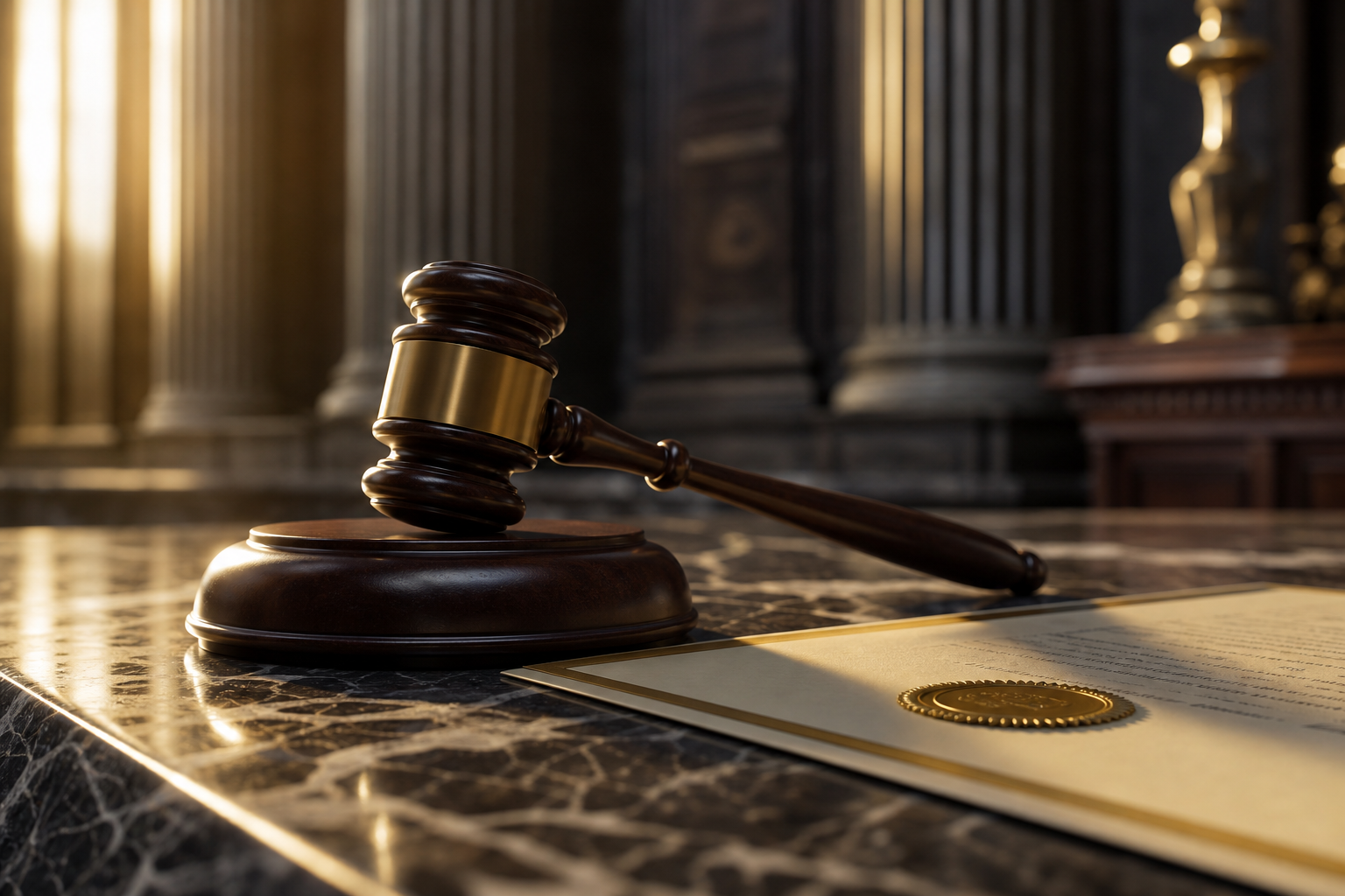 Vandalism criminal defense legal concept with gavel and courthouse in Las Vegas Nevada