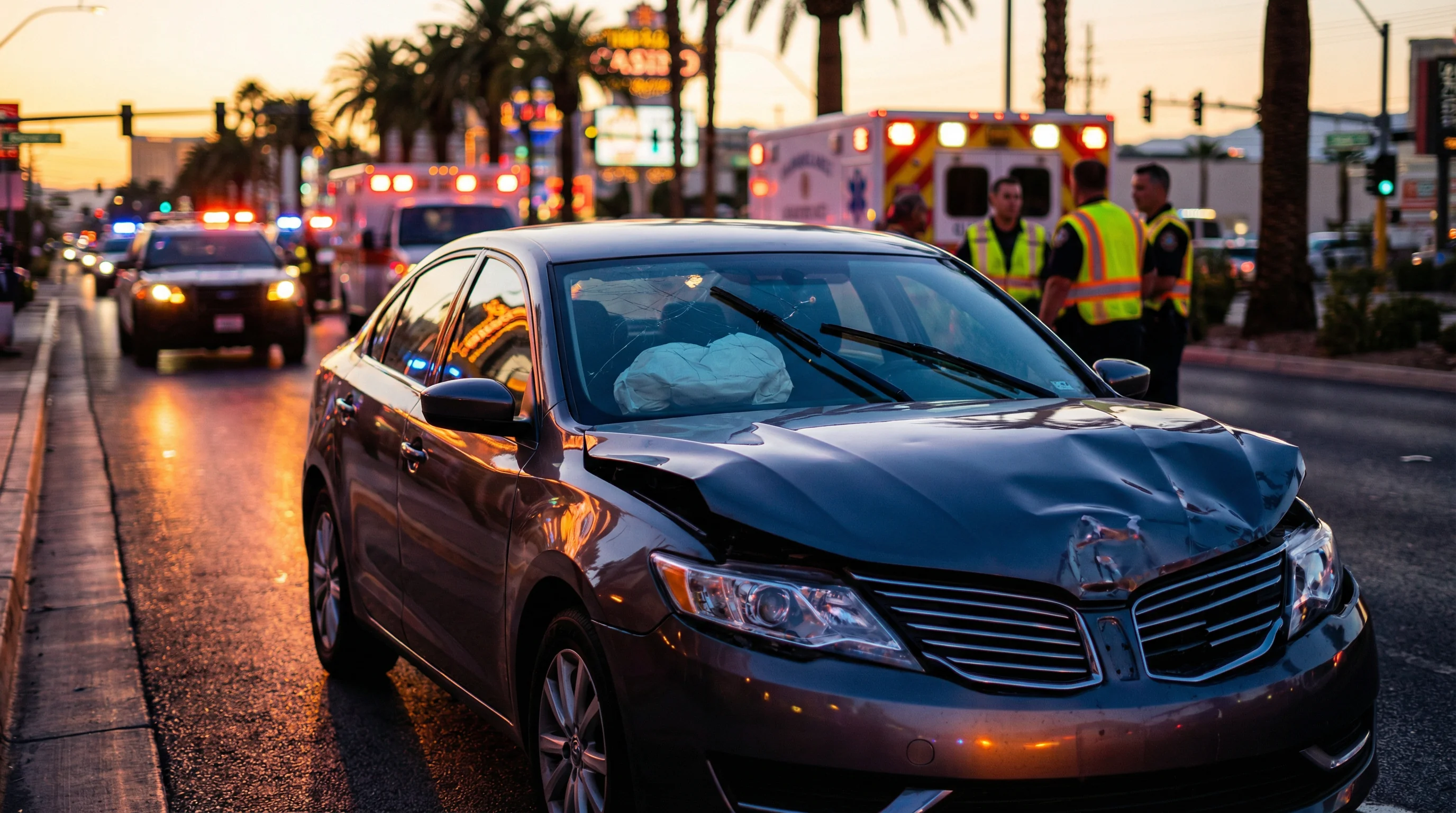 Resultado de caso de lesiones personales en Las Vegas - Accidente de Auto Comercial - El abogado Thomas Boley recuperó con éxito compensación para el cliente lesionado